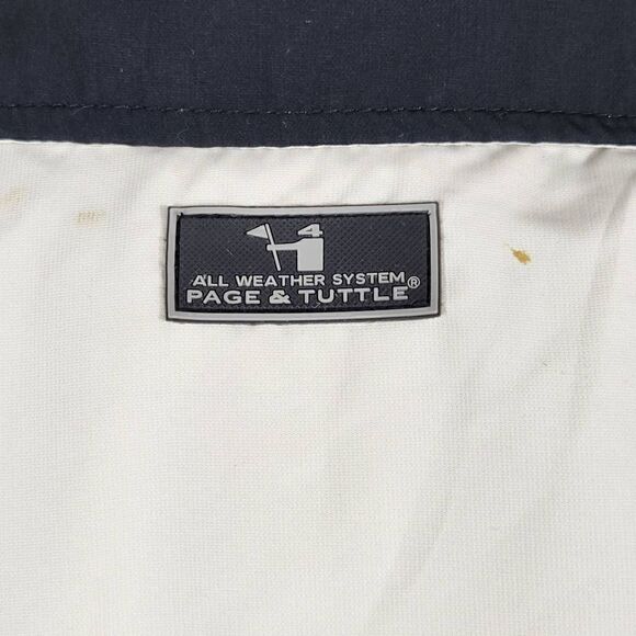 Page & Tuttle all weather great Sunnybreeze golf windbreaker pullover Size XL - Picture 6 of 9